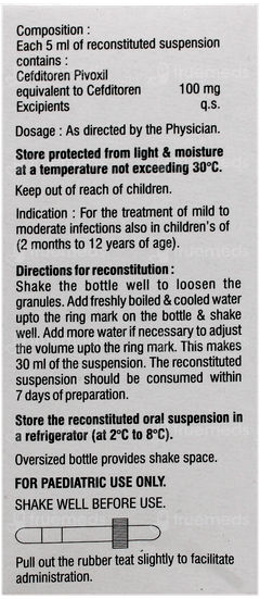 Zostum O 100 Dry Suspension 30Ml Zostum O 100 Dry Suspension 30Ml